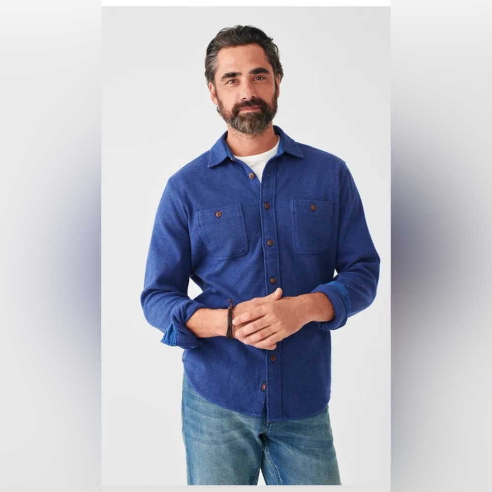 Faherty Men's Knit Alpine Shirt
